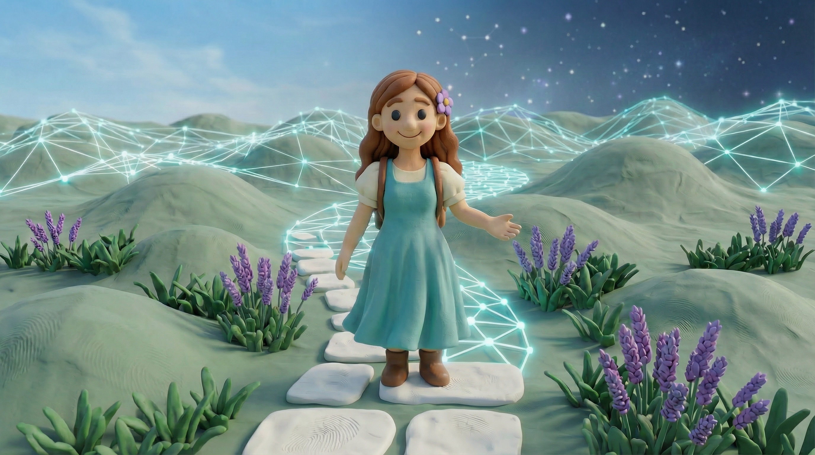 סצנה מעולם הפלסטלינה — המפגש עם הבינה